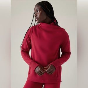 Athleta Cozy Karma Twist Neck Sweatshirt